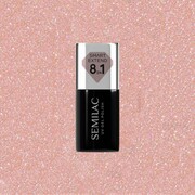 SEMILAC Smart Extend Lakier hybrydowy Glitter Soft Beige nr. 804 7 ml