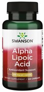 Kwas Alfa Liponowy 100 mg, Swanson, 120 kapsułek
