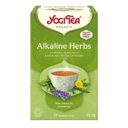 Herbata zioła alkaliczne, mniszek, pokrzywa, lawenda, BIO, Yogi Tea, 17 x 2,1 g