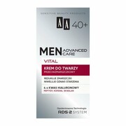 AA Men Advanced Care Vital Krem do twarzy przeciwzmarszczkowy dla mężczyzn 40+ 50 ml
