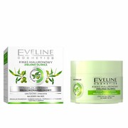 EVELINE Nawilżający krem przeciwzmarszczkowy - Kwas hialuronowy i Zielona oliwka 50 ml