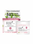 Floslek ROSE FOR SKIN Różane ogrody® Różany krem przeciwzmarszczkowy na noc [REFILL] 50 ml