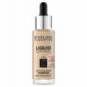 EVELINE Liquid Control HD Podkład do twarzy nr 015 Light Vanilla
