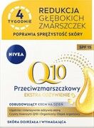 Nivea Q10 Przeciwzmarszczkowy Odbudowujący Krem na dzień SPF15 - Extra Odżywienie 50ml