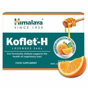 Koflet -H Pastylki do Ssania o Smaku Pomarańczowym, 2 x 6 sztuk Himalaya