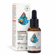 Luteina, Witamina A, DHA, Zeaksantyna, Krople, Aura Herbals, 30ml
