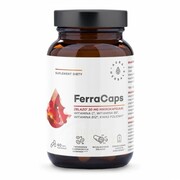 FerraCaps żelazo 30 mg, mikrokapsułki, Aura Herbals, 60 kapsułek