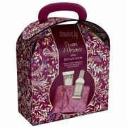 TESORI D`ORIENTE Zestaw prezentowy Byzantium (woda toaletowa 100 ml + krem do ciała 75 ml + kosmetyczka aksamitna)