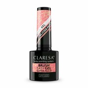 CLARESA Brush Easy Gel Żel do paznokci - Glitter Peach 5 g
