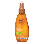 Dax Sun Relaksujący olejek do opalania z harbatą matcha, spray SPF 15