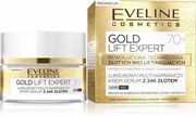 EVELINE Gold Lift Expert 70+ Luksusowy multi-naprawczy krem-serum z 24k złotem dzień/noc 50 ml