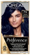 LOREAL Preference Farba do włosów nr P12 - Intensywna Granatowa Czerń 1op.