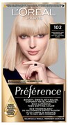 LOREAL Preference Farba do włosów nr 102 - Bardzo Bardzo Jasny Perłowy Blond 1op.