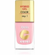 Delia Cosmetics Coral Hybrid Gel Emalia do paznokci nr 04 róż pastelowy 11ml