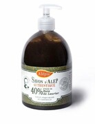 Mydło Aleppo Premium w Płynie z Olejem Laurowym 40% BIO, 500ml