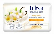 Luksja Creamy & Soft Relaksujące Kremowe Mydło w kostce Jaśmin & Wanilia 90g