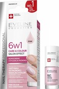 EVELINE Nail Therapy Professional Skoncentrowana odżywka do paznokci nadająca kolor - Pink 5 ml