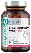 Kwas Alfaliponowy R-ALA 100% SILVER PURE, Kapsułki, Myvita