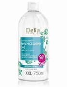 DELIA COSMETICS Oczyszczający Płyn micelarny 3w1 XXL 750ml