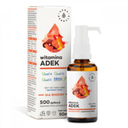 Witamina ADEK dla Rodziny, MCT, Krople, Aura Herbals, 50ml