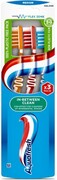 AQUAFRESH Szczoteczka do zębów In-Between Clean - medium(średnia) TRIO 3 sztuki