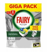 FAIRY Platinum All in One Kapsułki do zmywarki Lemon 1 op. - 81 szt.