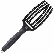 OLIVIA GARDEN Fingerbrush Combo Szczotka do rozczesywania włosów Medium Black 1szt