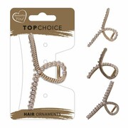 TOP CHOICE Klamra do włosów (26973) 1 szt. - mix wzorów