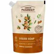 GREEN PHARMACY Mydło w płynie Migdały + Olej organowy 460 ml - zapas