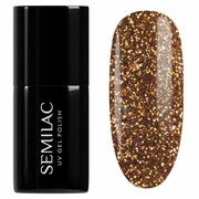 SEMILAC Winter Wonderland Lakier hybrydowy 956 Vintage Gold 7 ml