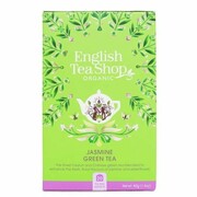 Ekologiczna herbata, zielona z jaśminem i dzikim bzem, JASMINE, 20 x 2g, English Tea Shop