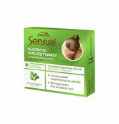 JOANNA Sensual Transparentne plastry do depilacji twarzy - Zielona herbata 1 op. (12 szt.)