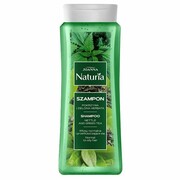 JOANNA Naturia Szampon do włosów normalnych i przetłuszczających się - Pokrzywa i Zielona herbata 500 ml