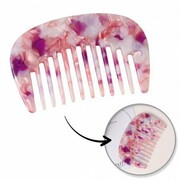 ECARLA Kieszonkowy grzebień z octan marmuru do rozczesywania włosów SCZ16R