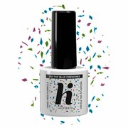 HI HYBRID Top No Wipe do lakieru hybrydowego HEMA Free #01 Blue Fireworks 5 ml