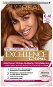 LOREAL Excellence Creme Farba do włosów 6.41 Jasny bursztynowy brąz