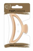 TOP CHOICE Klamra do włosów - kokarda matowa (20223) 1 szt. - mix kolorów