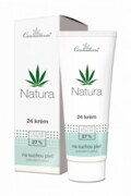 Nawilżający krem do skóry suchej Natura, Cannaderm, 75g