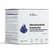 Kreatyna, monohydrat, Aura Herbals, 30 saszetek x 3,41g