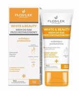 FLOSLEK PHARMA White & Beauty Krem do rąk przeciwstarzeniowy - wybielający przebarwienia 45ml