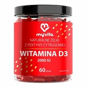 Witamina D3 Naturalne Żelki dla Dorosłych, MyVita, 60 sztuk