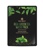 Odmładzająco-kojąca maska w płachcie do twarzy z ekstraktem z zielonej herbaty, Pax Moly, 25 ml