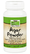 Agar z czerwonych Alg Morskich, Proszek, Now Foods
