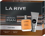 LA RIVE Man Zestaw prezentowy Heroic Man (woda toaletowa 100 ml + żel pod prysznic 100 ml)
