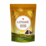 Herbata czarna ekspresowa „Golden Ceylon” Lovare, 50 piramidek x 2g