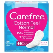CAREFREE Cotton Feel Wkładki higieniczne bezzapachowe - normal 1op.-56szt