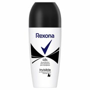 REXONA Invisible Black & White Antyperspirant damski w kulce 50 ml