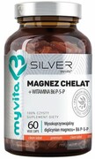 Magnez Chelat + B6 P-5-P, MyVita SILVER PURE, Kapsułki