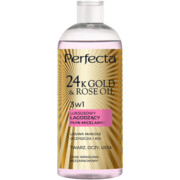 PERFECTA 24K Gold & Rose Oil Płyn micelarny do cery wrażliwej 400 ml