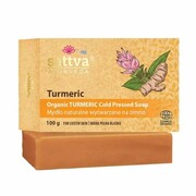 Organiczne mydło wytwarzane na zimno - Kurkuma, Sattva, 100g